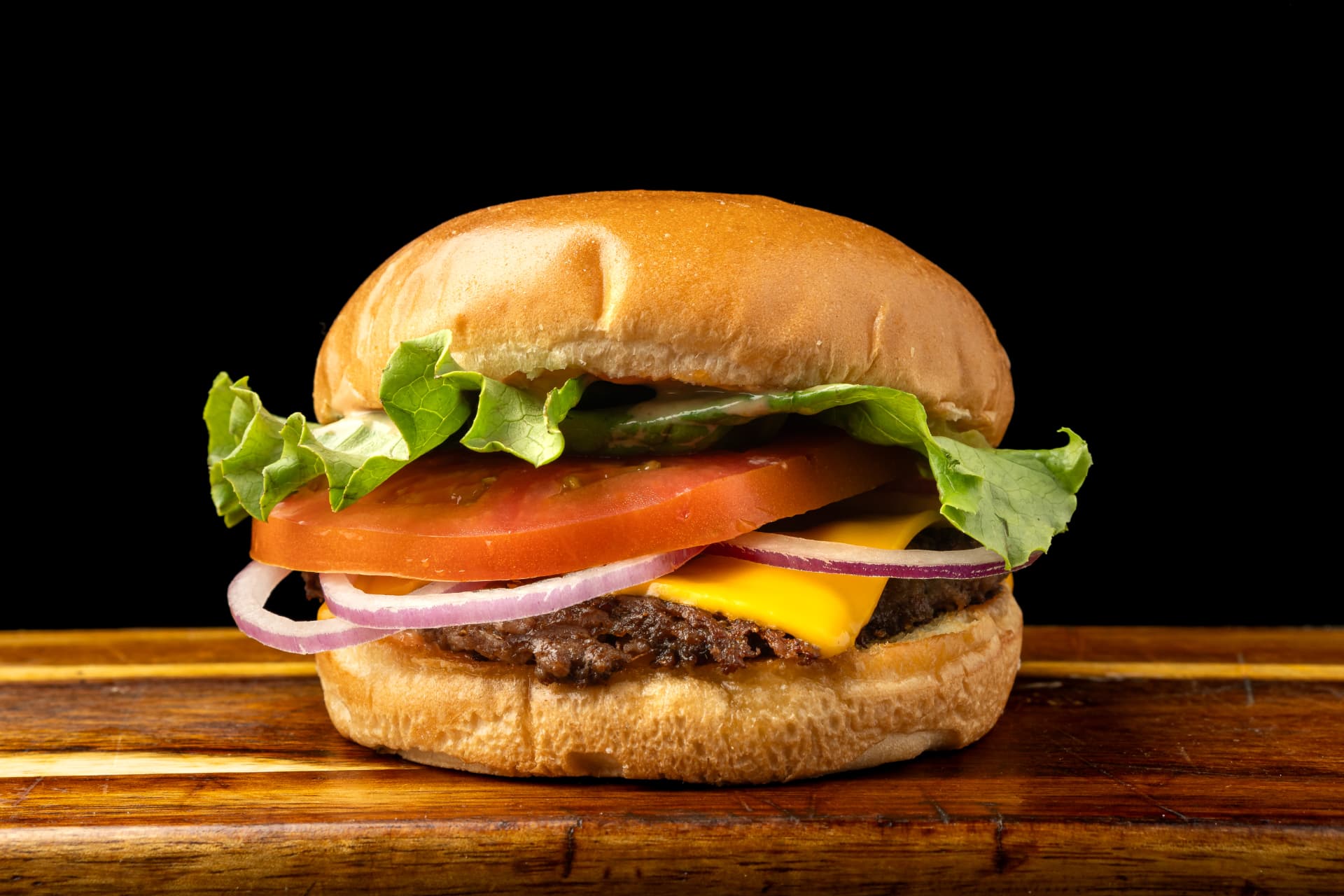 Smashed burger from 3:33 Burgers